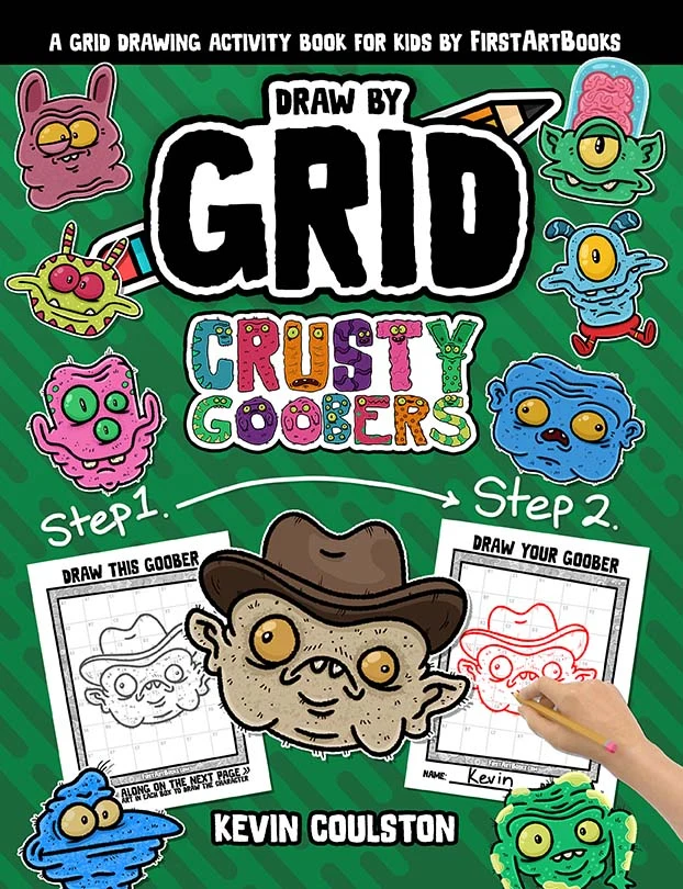Draw by Grid: Crusty Goobers book cover