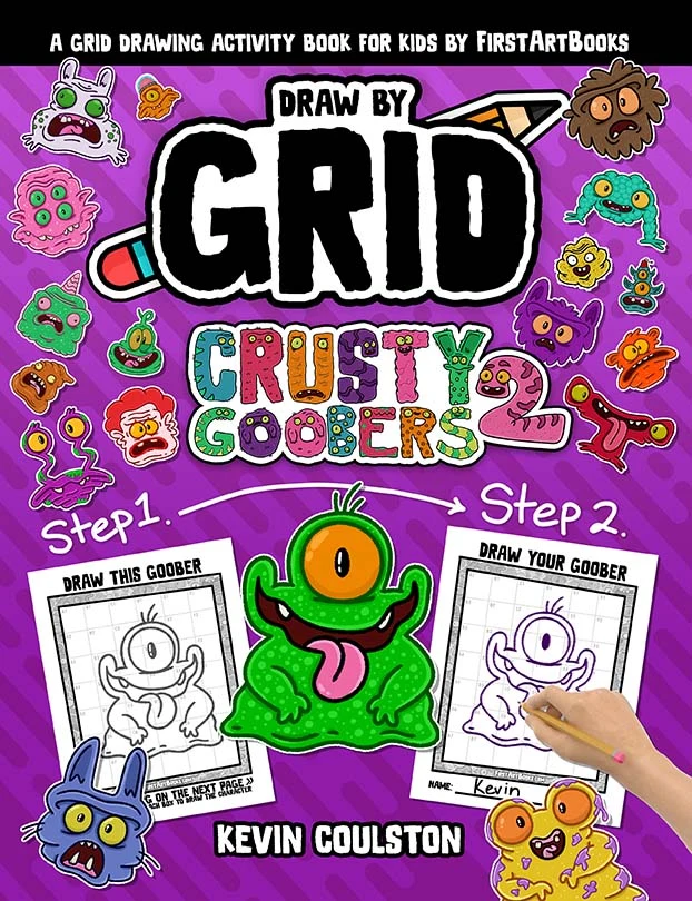 Draw by Grid: Crusty Goobers 2 book cover