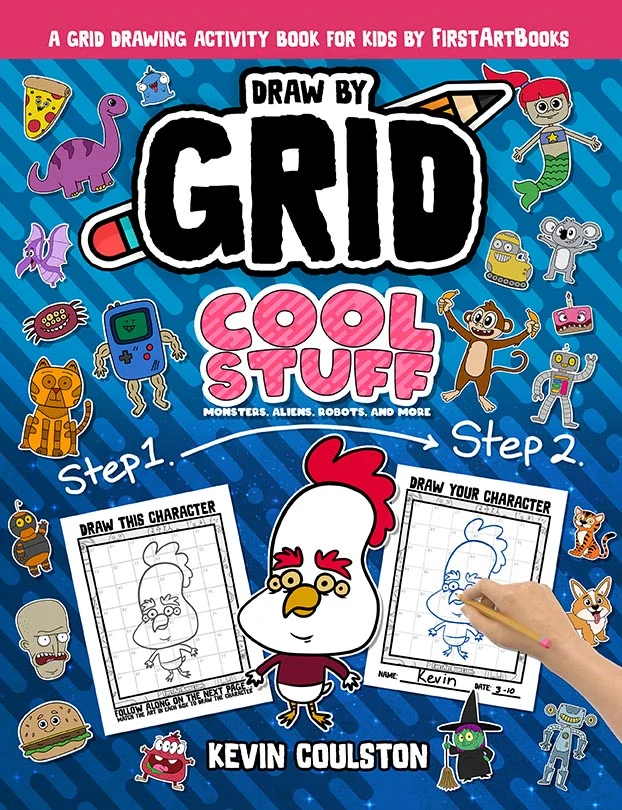 Draw by Grid: Cool Stuff book cover