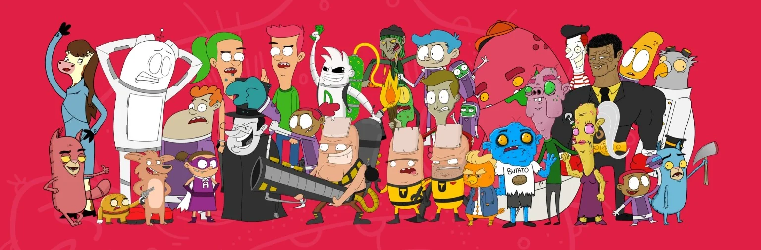 Original character designs by Kevin Coulston